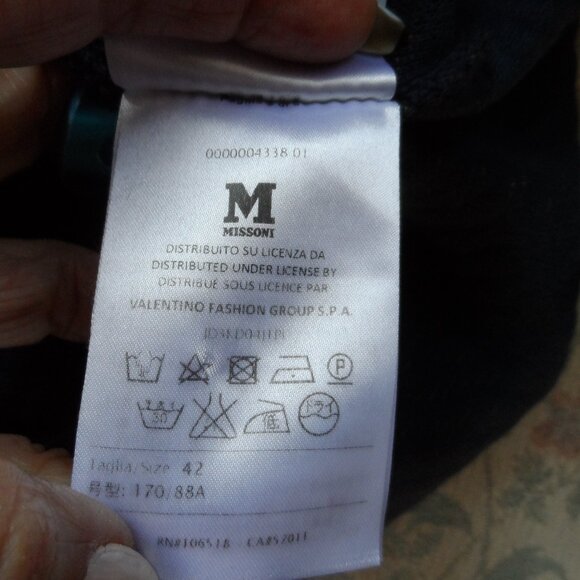 M Missoni Black & Copper Metallic Knit Pleated Dress – IT 42 / US 6 - Picture 15 of 16